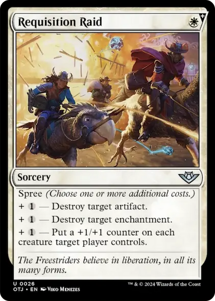 Requisition Raid [Outlaws of Thunder Junction] | Jomio and Rueliete's Cards and Comics