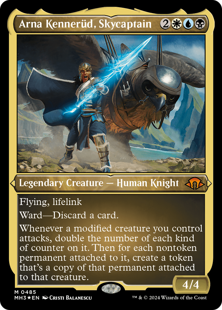 Arna Kennerud, Skycaptain (Foil Etched) [Modern Horizons 3] | Jomio and Rueliete's Cards and Comics