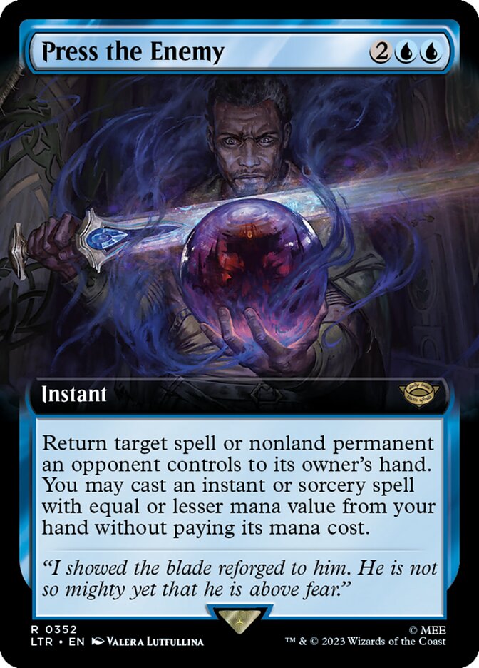 Press the Enemy (Extended Art) [The Lord of the Rings: Tales of Middle-Earth] | Jomio and Rueliete's Cards and Comics