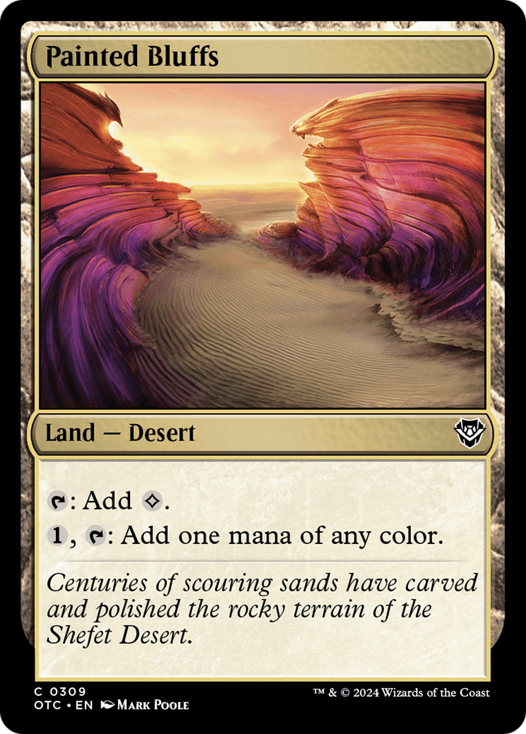 Painted Bluffs [Outlaws of Thunder Junction Commander] | Jomio and Rueliete's Cards and Comics