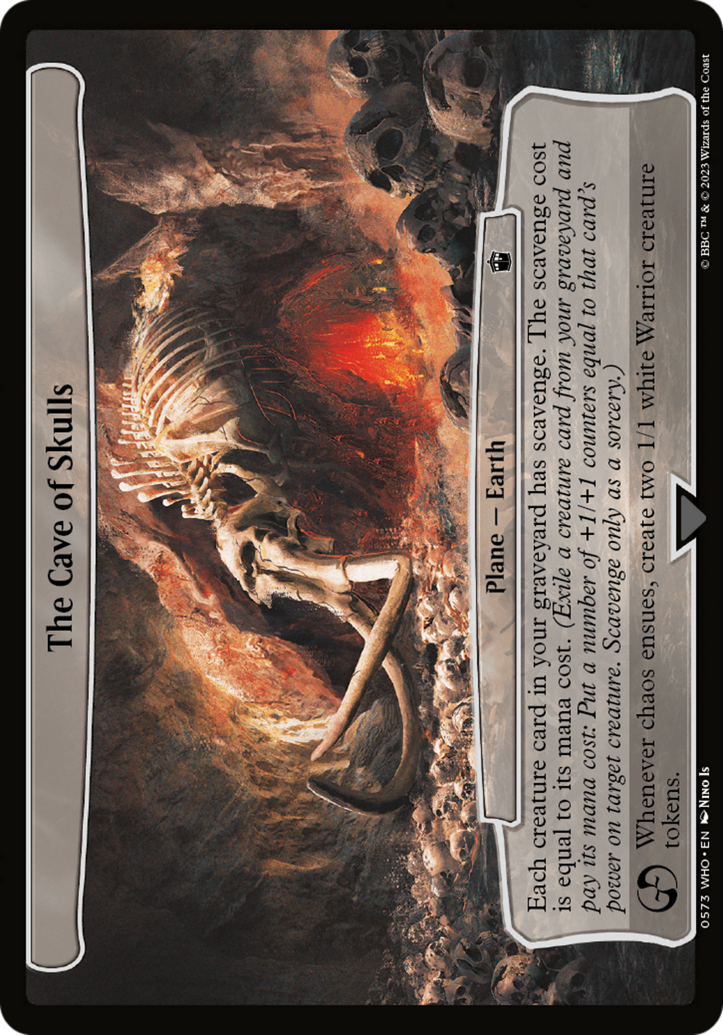 The Cave of Skulls [Doctor Who] | Jomio and Rueliete's Cards and Comics