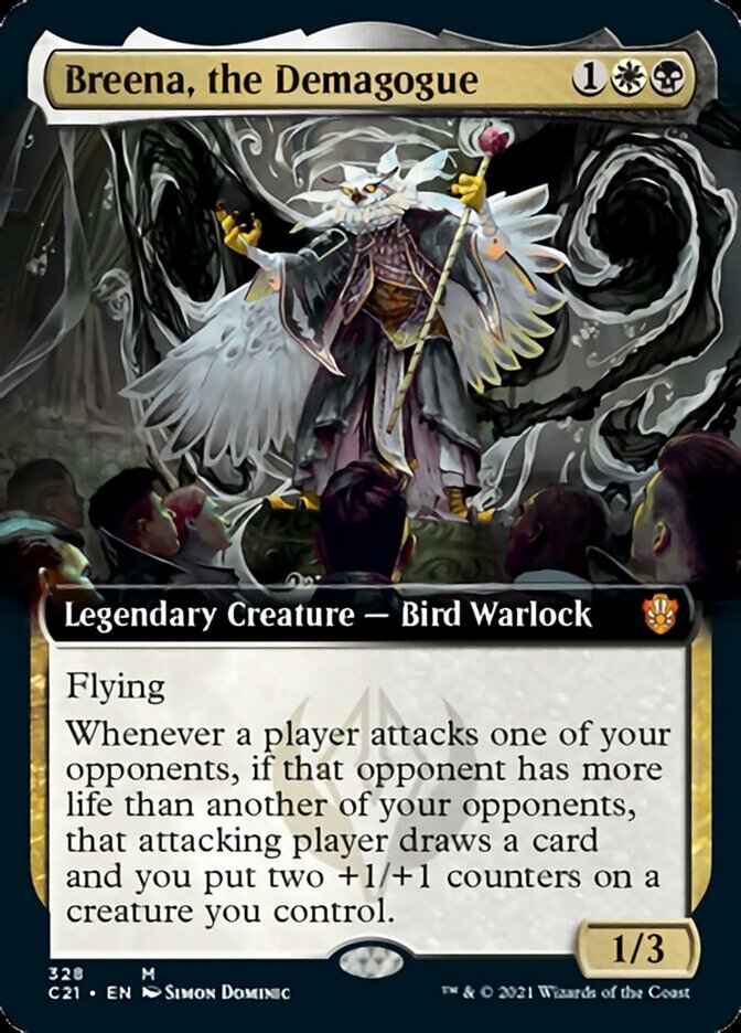 Breena, the Demagogue (Extended Art) [Commander 2021] | Jomio and Rueliete's Cards and Comics