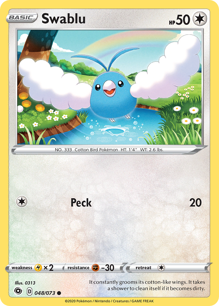 Swablu (048/073) [Sword & Shield: Champion's Path] | Jomio and Rueliete's Cards and Comics