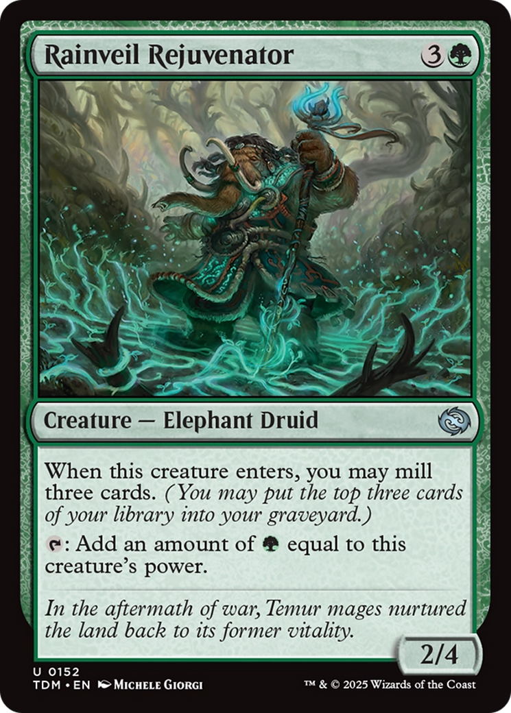 Rainveil Rejuvenator [Tarkir: Dragonstorm] | Jomio and Rueliete's Cards and Comics