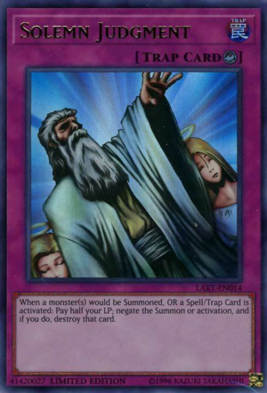 Solemn Judgment [LART-EN014] Ultra Rare | Jomio and Rueliete's Cards and Comics