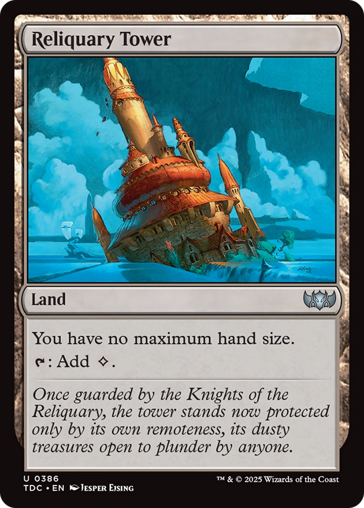 Reliquary Tower [Tarkir: Dragonstorm Commander] | Jomio and Rueliete's Cards and Comics