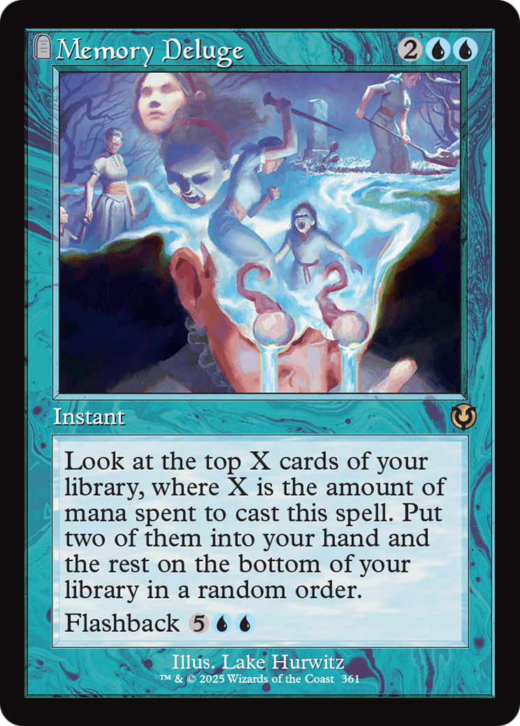 Memory Deluge (Retro Frame) [Innistrad Remastered] | Jomio and Rueliete's Cards and Comics