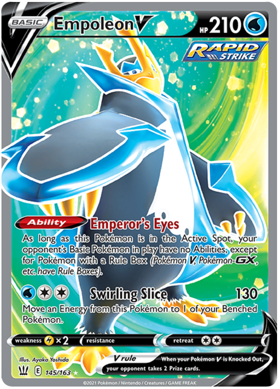 Empoleon V (145/163) [Sword & Shield: Battle Styles] | Jomio and Rueliete's Cards and Comics