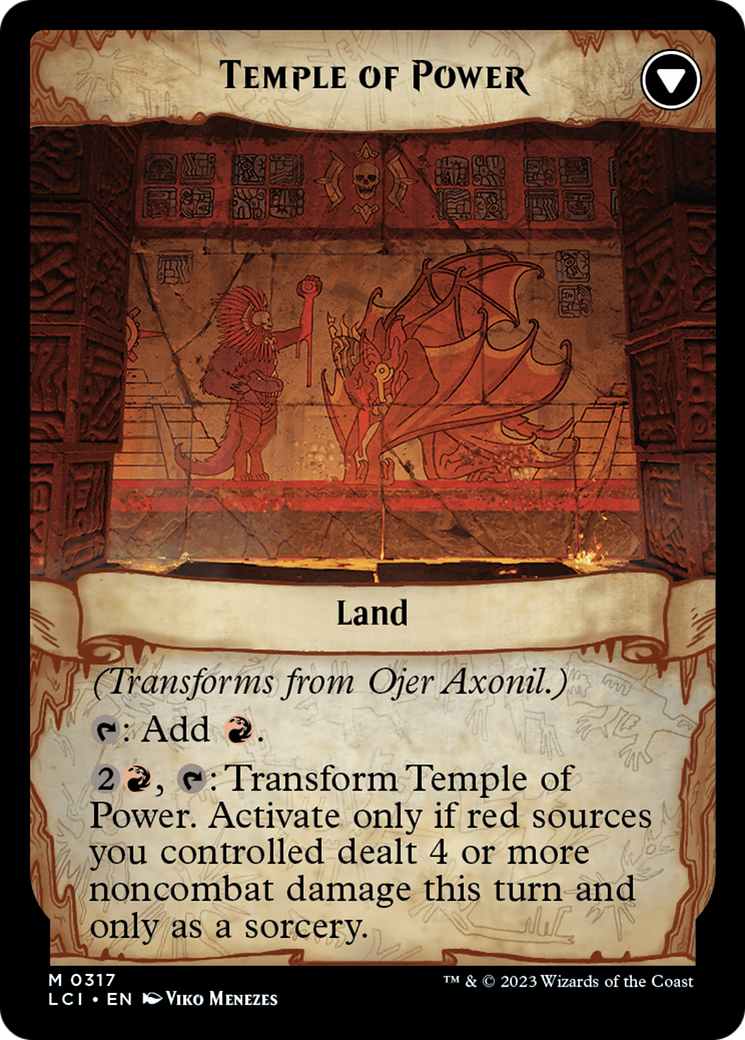 Ojer Axonil, Deepest Might // Temple of Power (Showcase) [The Lost Caverns of Ixalan] | Jomio and Rueliete's Cards and Comics