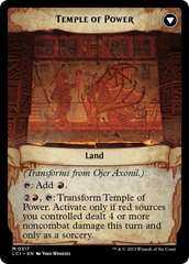 Ojer Axonil, Deepest Might // Temple of Power (Showcase) [The Lost Caverns of Ixalan] | Jomio and Rueliete's Cards and Comics
