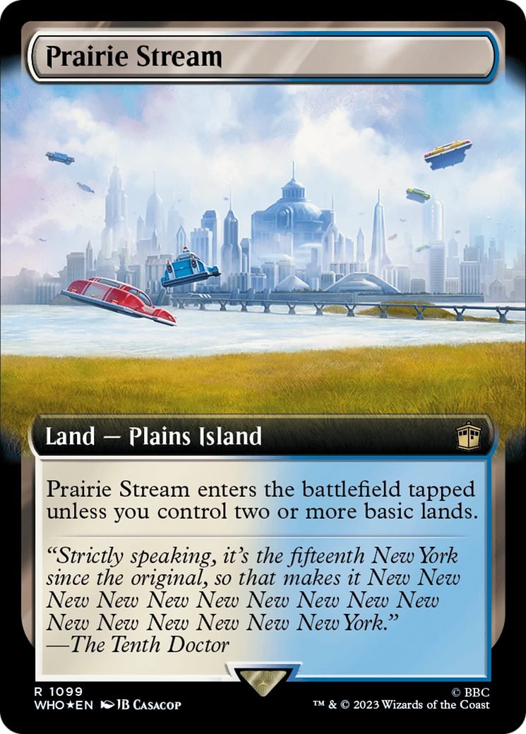 Prairie Stream (Extended Art) (Surge Foil) [Doctor Who] | Jomio and Rueliete's Cards and Comics