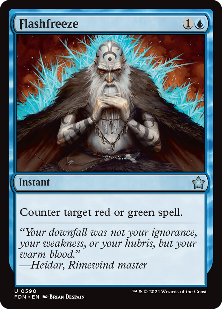 Flashfreeze [Foundations] | Jomio and Rueliete's Cards and Comics