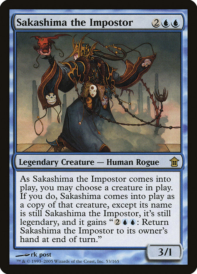 Sakashima the Impostor [Saviors of Kamigawa] | Jomio and Rueliete's Cards and Comics