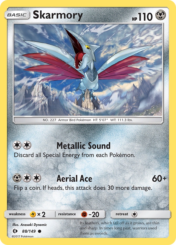 Skarmory (88/149) [Sun & Moon: Base Set] | Jomio and Rueliete's Cards and Comics