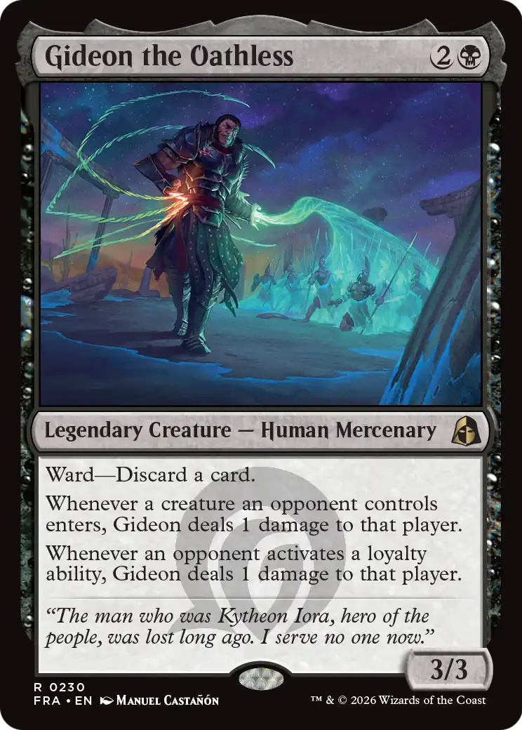 Gideon the Oathless [Reality Fracture] | Jomio and Rueliete's Cards and Comics