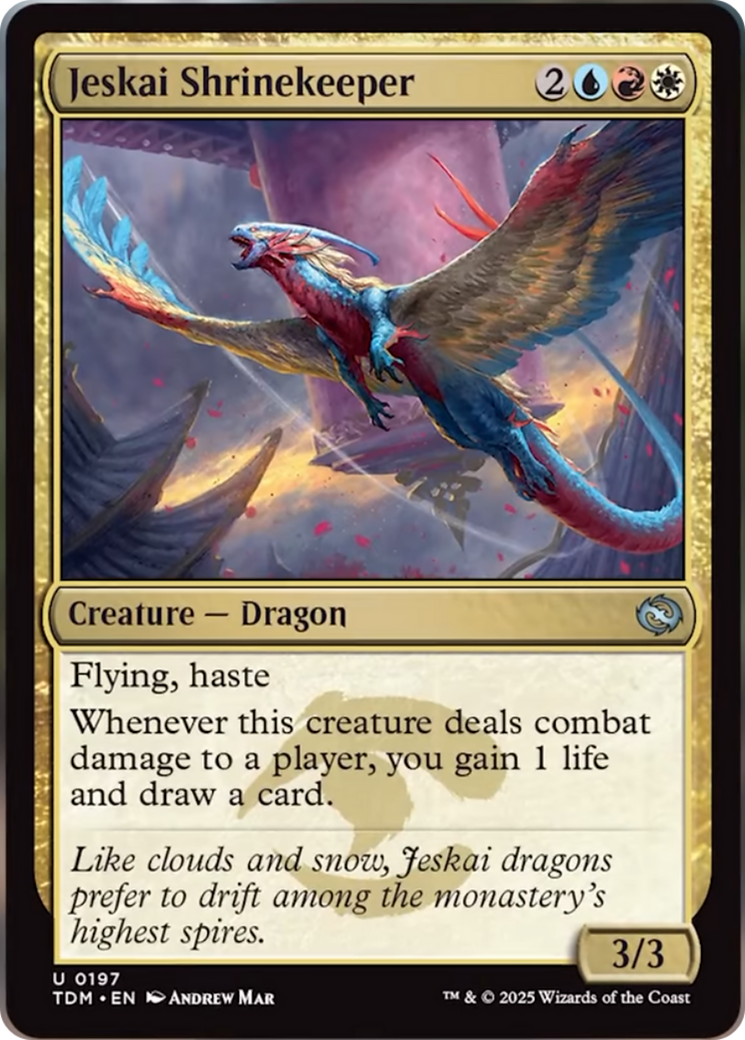 Jeskai Shrinekeeper [Tarkir: Dragonstorm] | Jomio and Rueliete's Cards and Comics