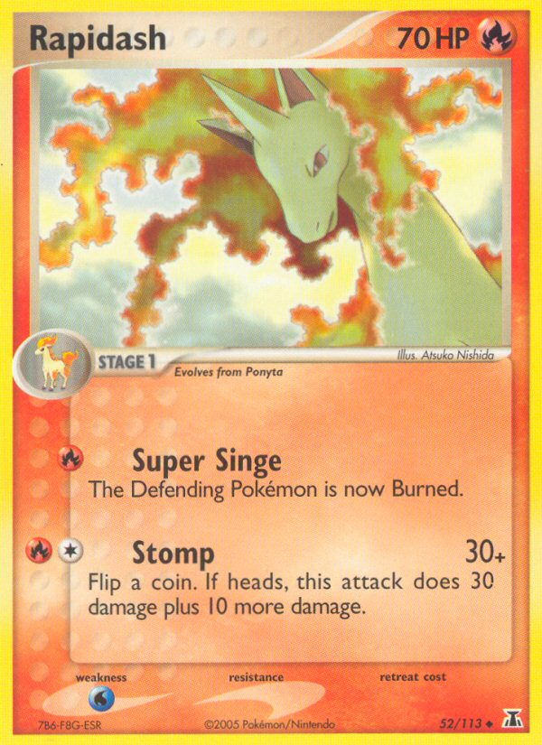 Rapidash (52/113) [EX: Delta Species] | Jomio and Rueliete's Cards and Comics