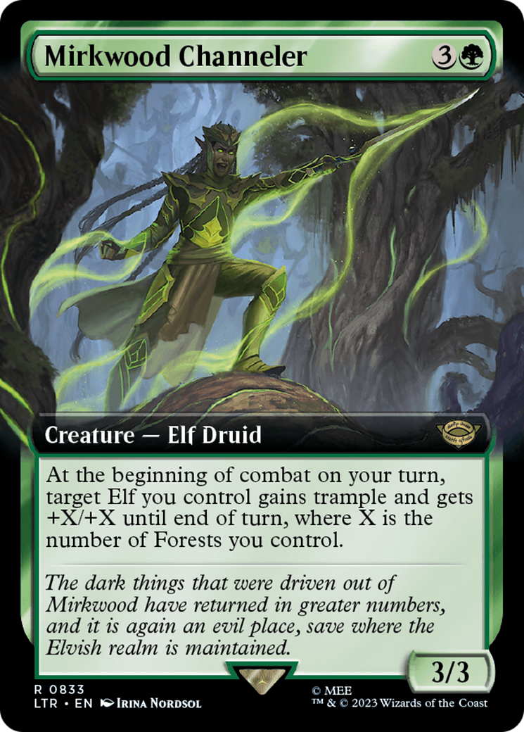 Mirkwood Channeler (Extended Art) [The Lord of the Rings: Tales of Middle-Earth] | Jomio and Rueliete's Cards and Comics