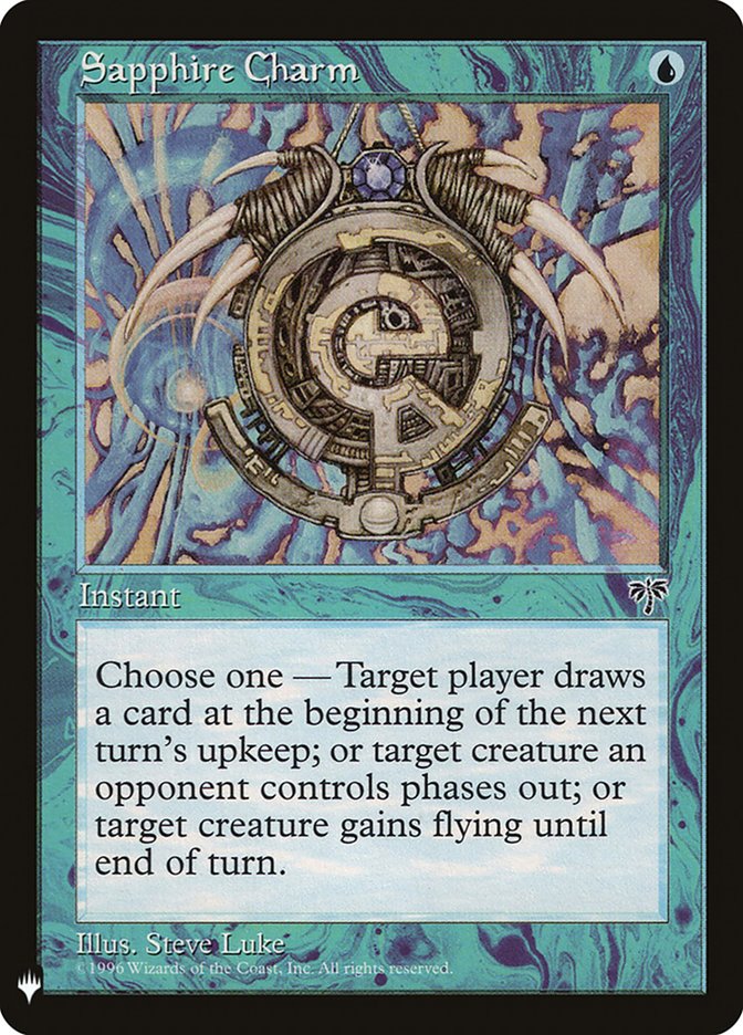 Sapphire Charm [Mystery Booster] | Jomio and Rueliete's Cards and Comics