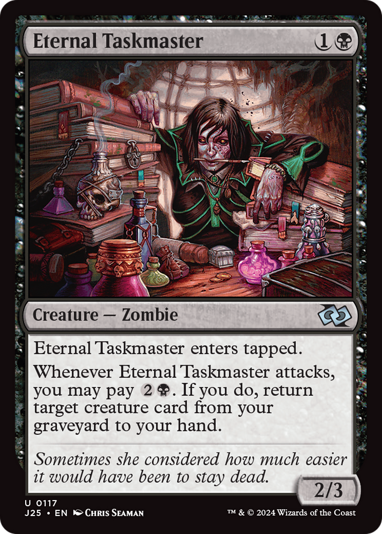 Eternal Taskmaster [Foundations Jumpstart] | Jomio and Rueliete's Cards and Comics