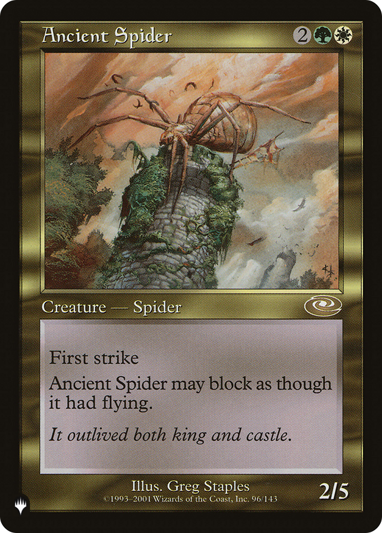 Ancient Spider [The List] | Jomio and Rueliete's Cards and Comics