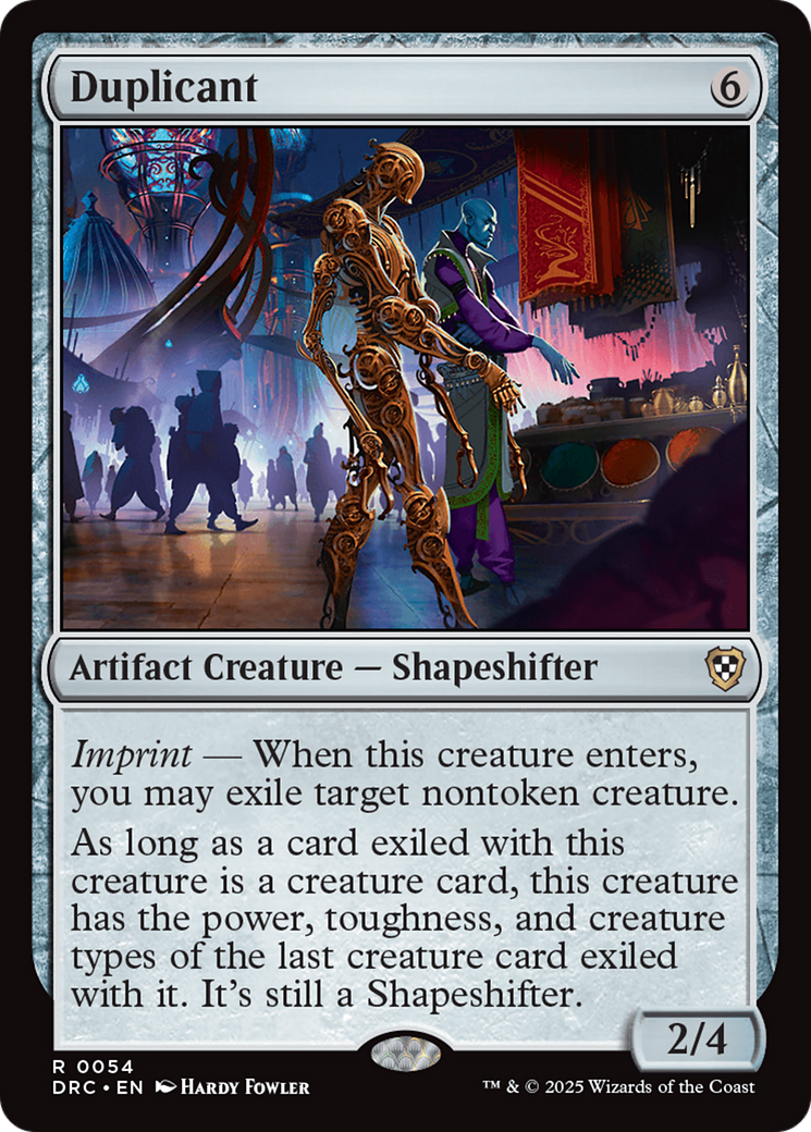 Duplicant [Aetherdrift Commander] | Jomio and Rueliete's Cards and Comics