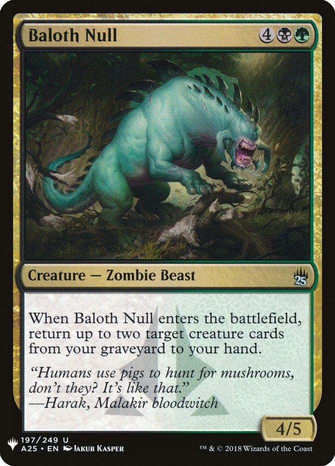Baloth Null [Mystery Booster] | Jomio and Rueliete's Cards and Comics