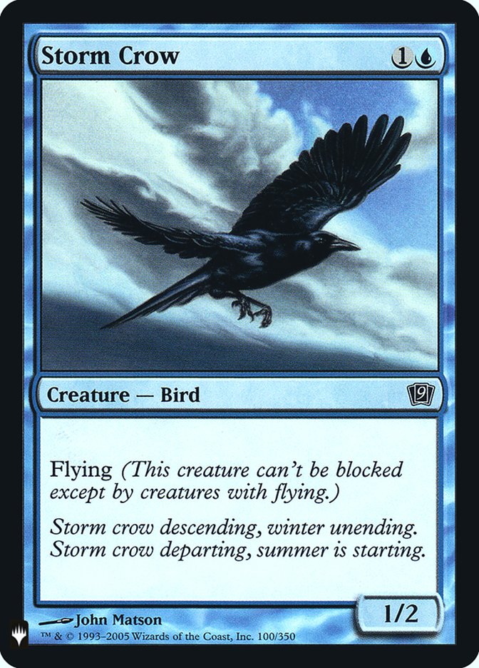 Storm Crow [Mystery Booster] | Jomio and Rueliete's Cards and Comics