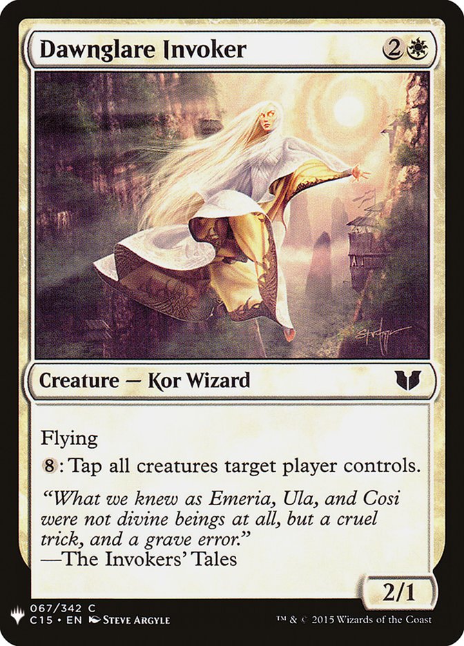 Dawnglare Invoker [Mystery Booster] | Jomio and Rueliete's Cards and Comics