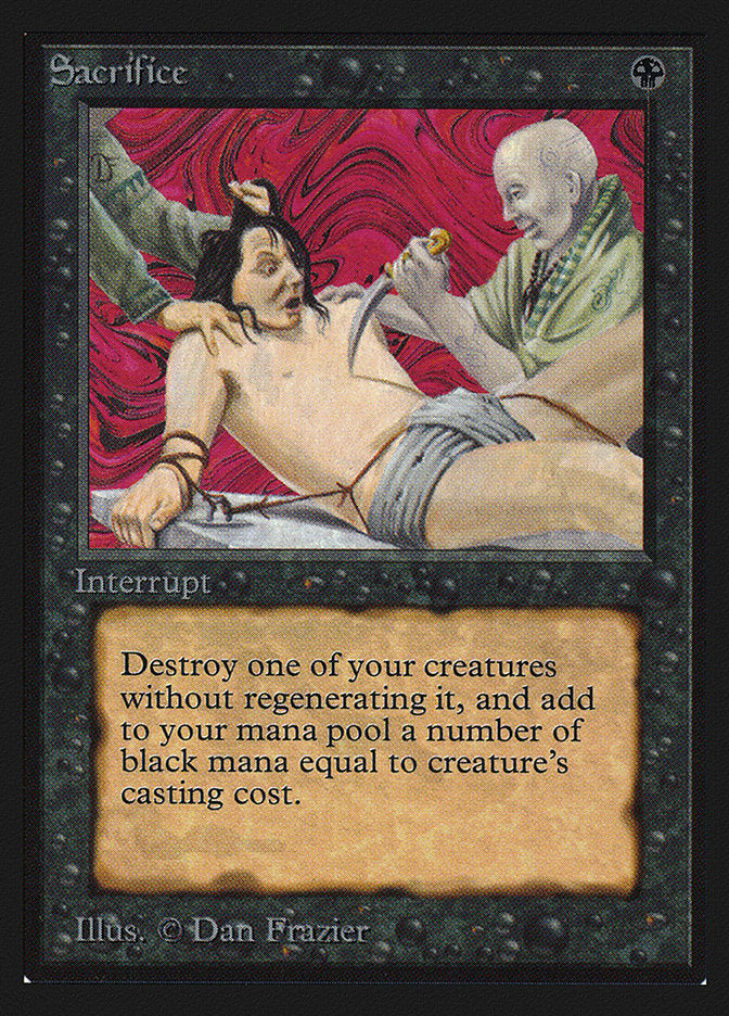 Sacrifice [Collectors' Edition] | Jomio and Rueliete's Cards and Comics