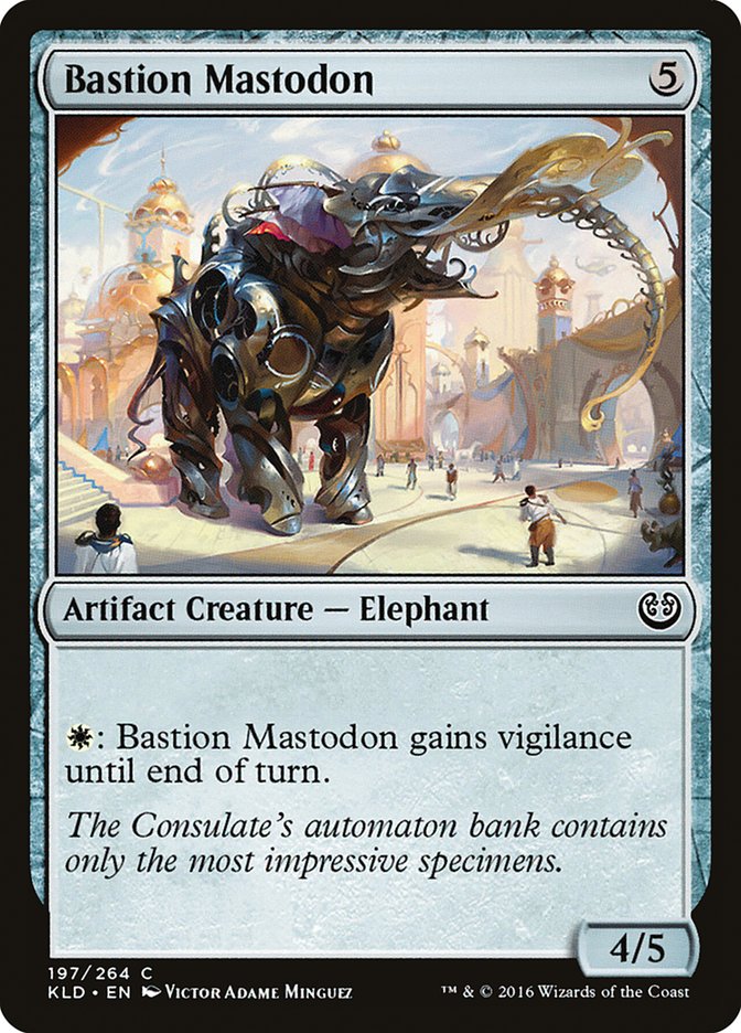 Bastion Mastodon [Kaladesh] | Jomio and Rueliete's Cards and Comics