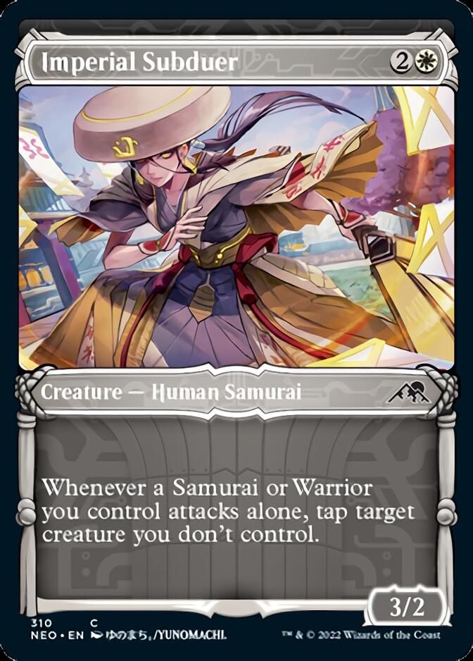 Imperial Subduer (Showcase Samurai) [Kamigawa: Neon Dynasty] | Jomio and Rueliete's Cards and Comics