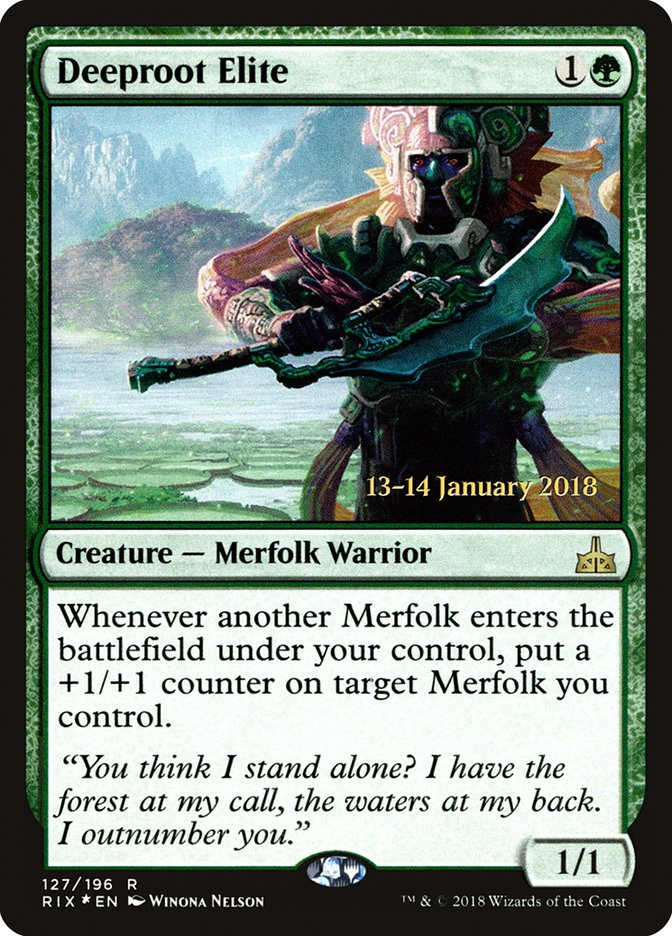 Deeproot Elite [Rivals of Ixalan Prerelease Promos] | Jomio and Rueliete's Cards and Comics