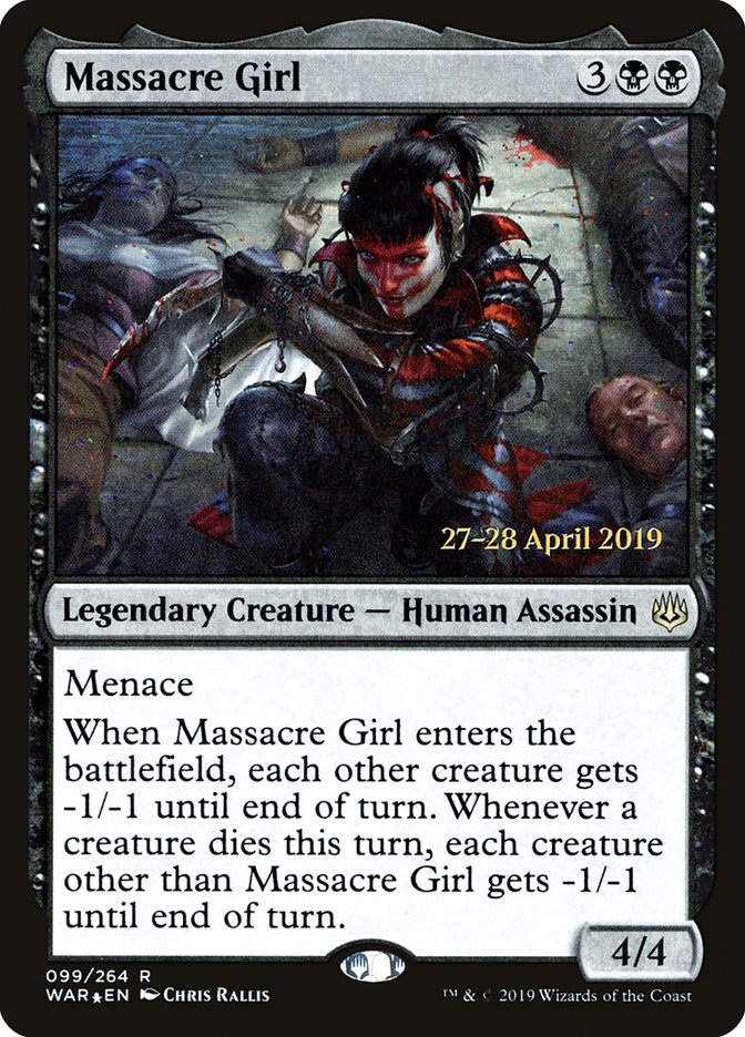 Massacre Girl [War of the Spark Prerelease Promos] | Jomio and Rueliete's Cards and Comics