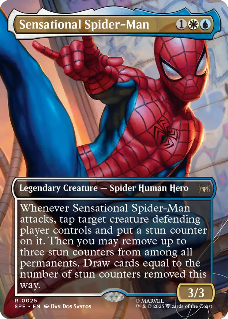 Sensational Spider-Man (Borderless) [Marvel's Spider-Man: Eternal-Legal] | Jomio and Rueliete's Cards and Comics