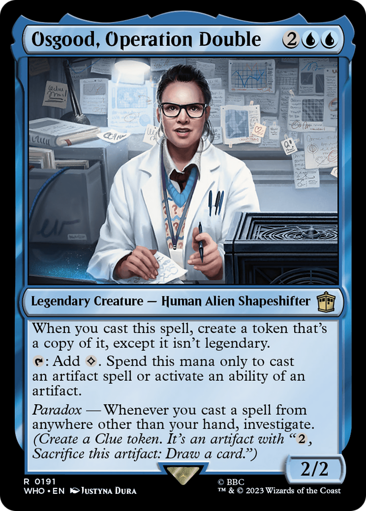 Osgood, Operation Double [Doctor Who] | Jomio and Rueliete's Cards and Comics