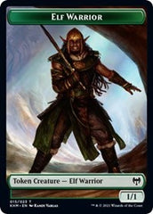 Elf Warrior // Replicated Ring Double-Sided Token [Kaldheim Tokens] | Jomio and Rueliete's Cards and Comics