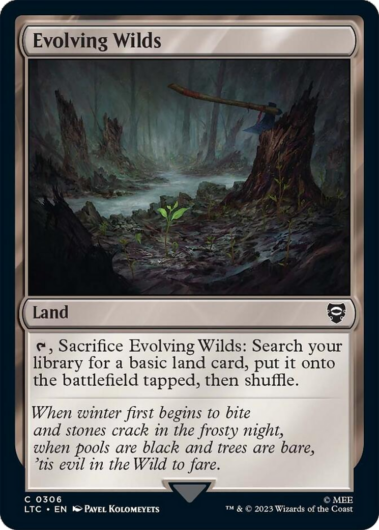 Evolving Wilds [The Lord of the Rings: Tales of Middle-Earth Commander] | Jomio and Rueliete's Cards and Comics