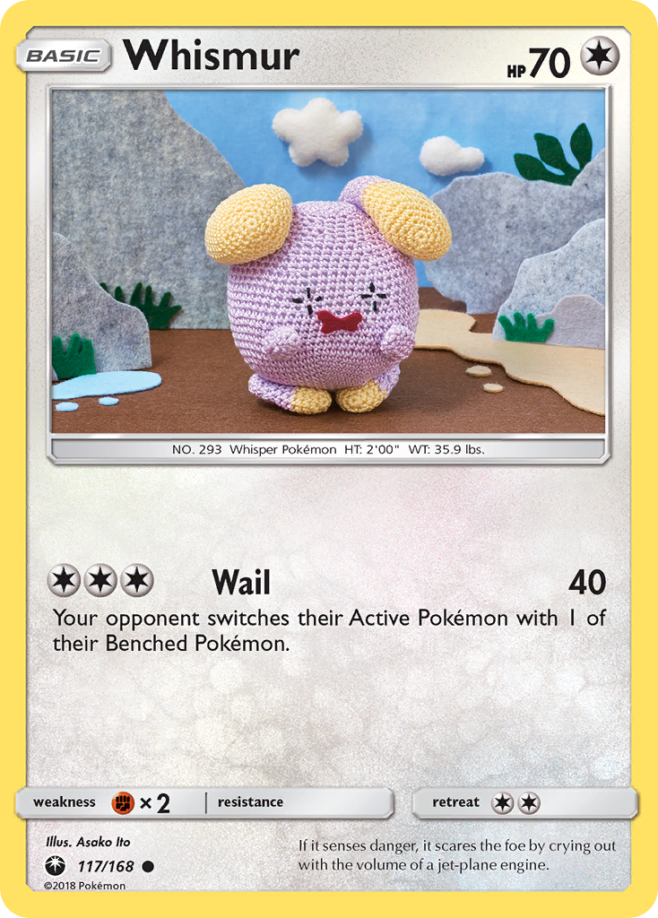 Whismur (117/168) [Sun & Moon: Celestial Storm] | Jomio and Rueliete's Cards and Comics