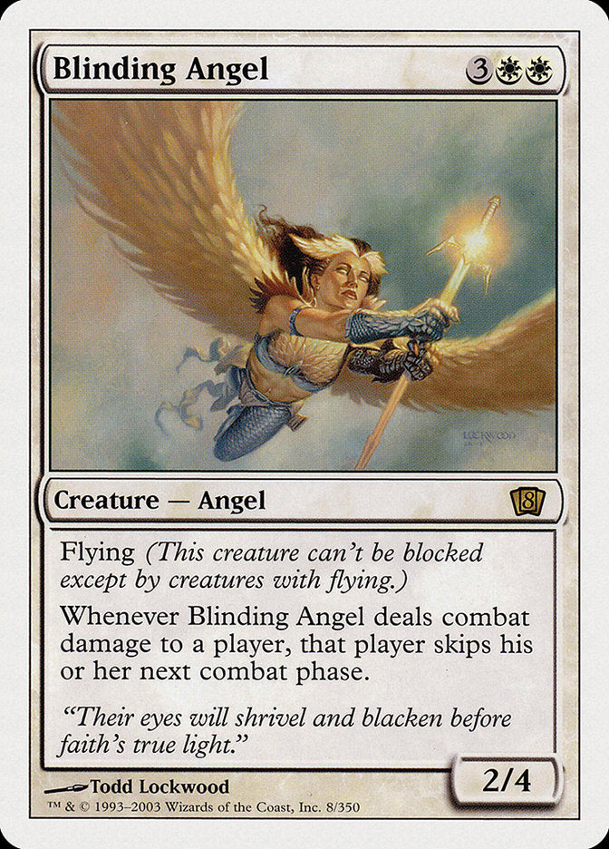 Blinding Angel (8th Edition) [Oversize Cards] | Jomio and Rueliete's Cards and Comics