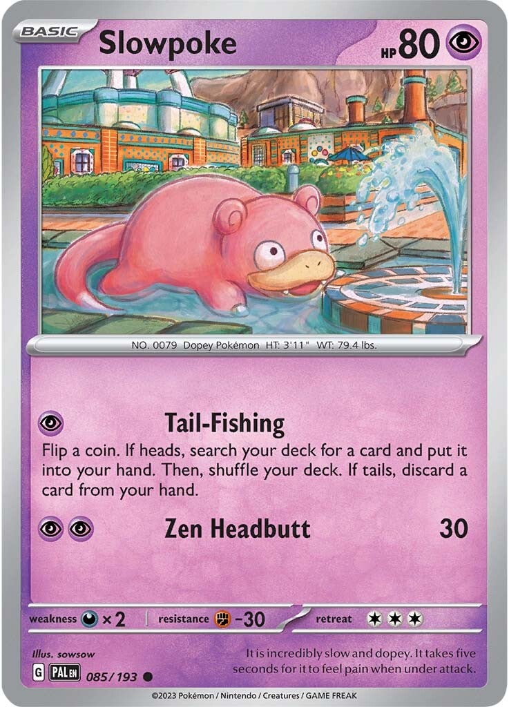 Slowpoke (085/193) [Scarlet & Violet: Paldea Evolved] | Jomio and Rueliete's Cards and Comics
