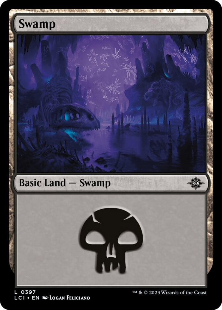 Swamp (0397) [The Lost Caverns of Ixalan] | Jomio and Rueliete's Cards and Comics