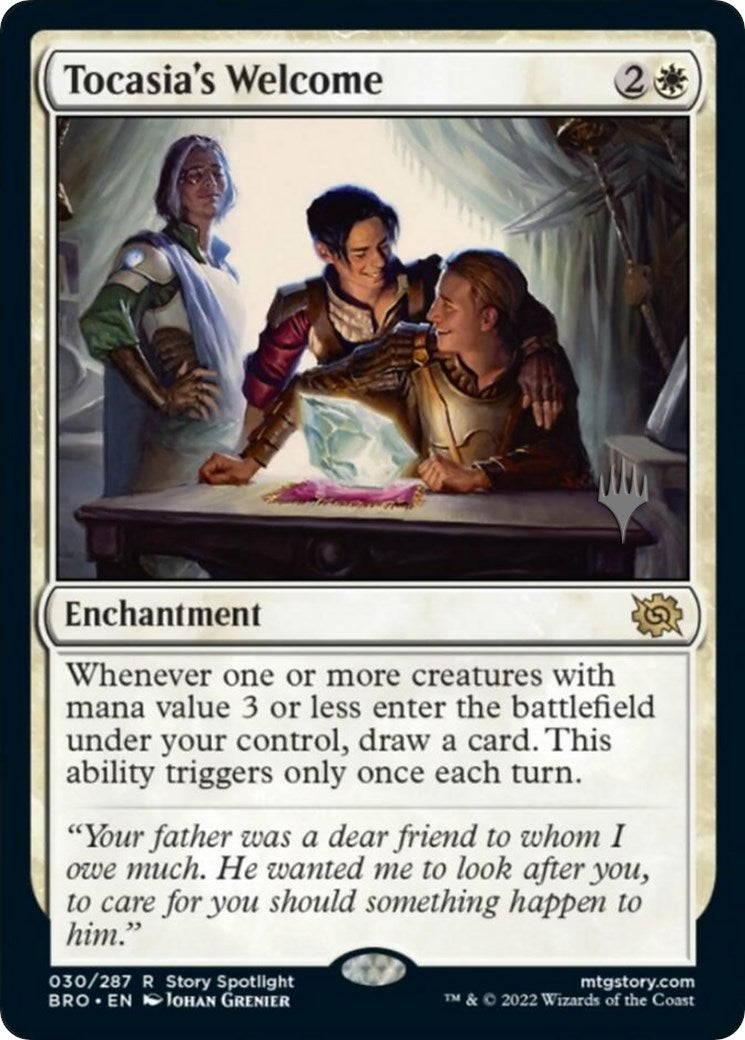 Tocasia's Welcome (Promo Pack) [The Brothers' War Promos] | Jomio and Rueliete's Cards and Comics