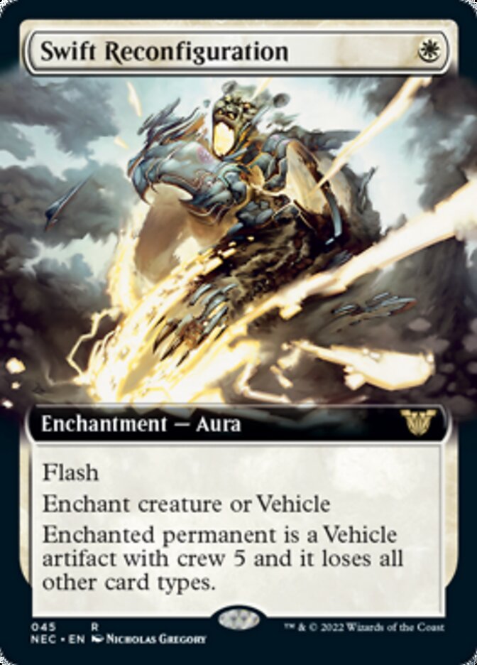 Swift Reconfiguration (Extended Art) [Kamigawa: Neon Dynasty Commander] | Jomio and Rueliete's Cards and Comics
