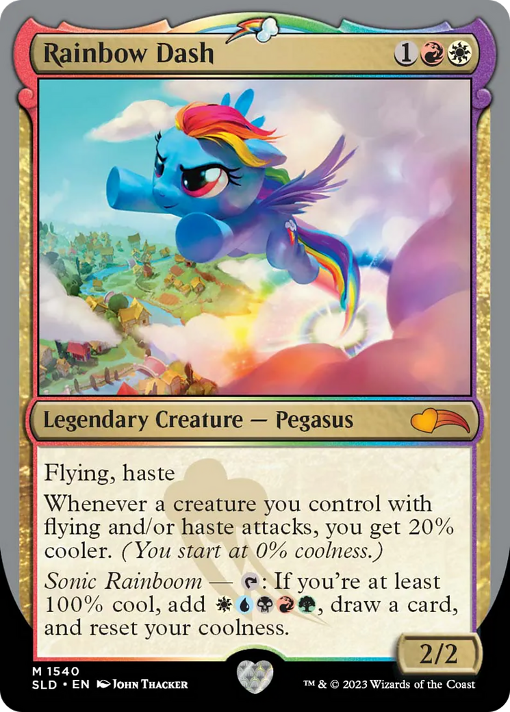 Rainbow Dash [Secret Lair Drop Series] | Jomio and Rueliete's Cards and Comics