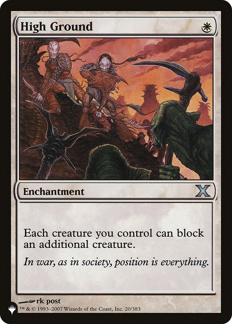 High Ground [The List] | Jomio and Rueliete's Cards and Comics