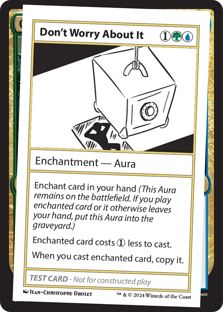 Don't Worry About It [Mystery Booster 2 Playtest Cards] | Jomio and Rueliete's Cards and Comics