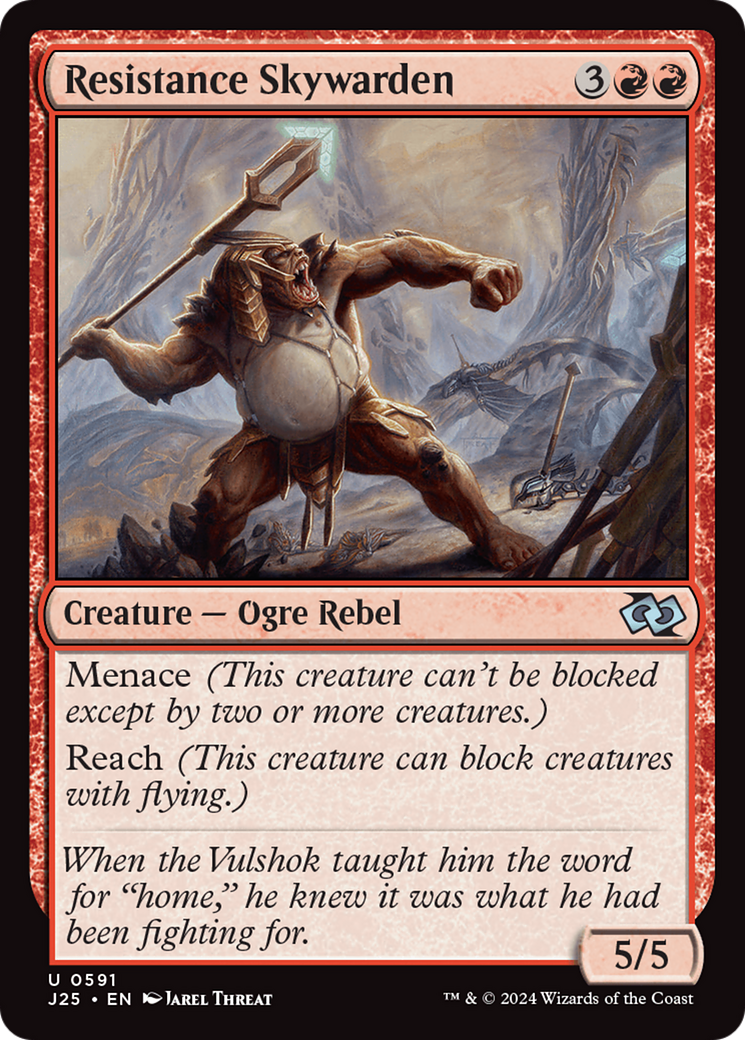 Resistance Skywarden [Foundations Jumpstart] | Jomio and Rueliete's Cards and Comics