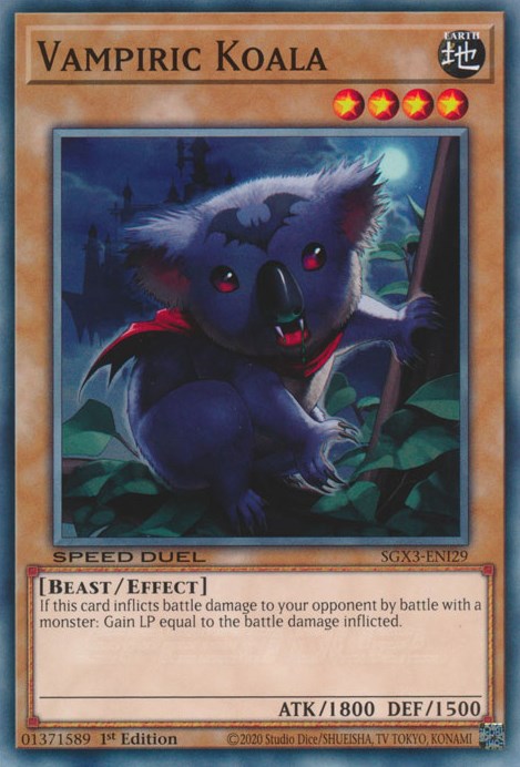 Vampiric Koala [SGX3-ENI29] Common | Jomio and Rueliete's Cards and Comics