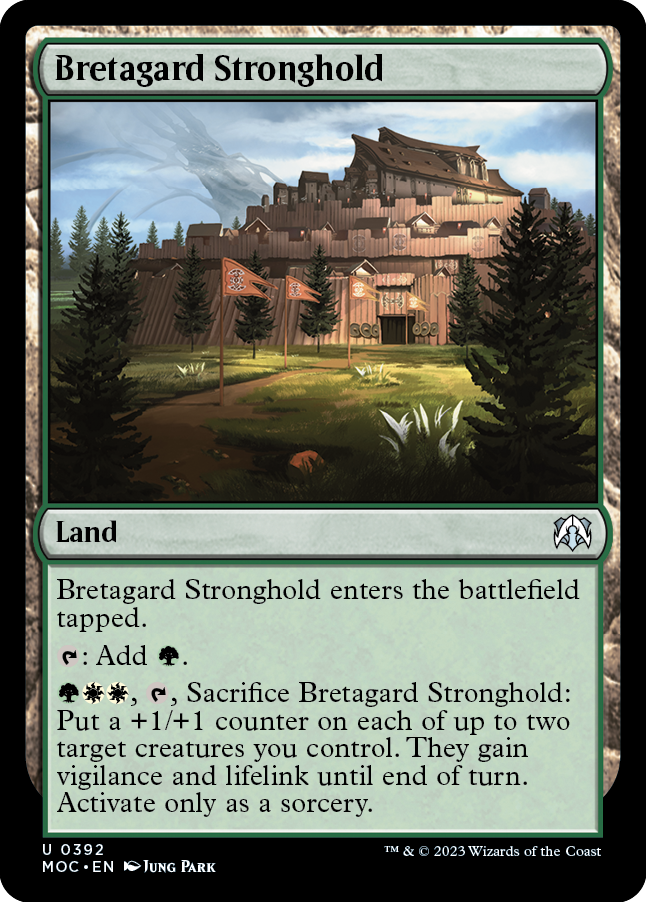 Bretagard Stronghold [March of the Machine Commander] | Jomio and Rueliete's Cards and Comics